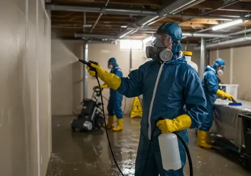 Basement Sanitization and Antimicrobial Treatment process in Lumberton, TX